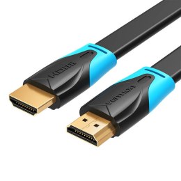 Płaski kabel HDMI Vention VAA-B02-L075, 0,75m, 4K 60Hz (czarny)
