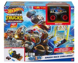 Hot Wheels Zestaw Monster Trucks Arena Smashers Race Ace Wieża opon