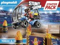 Playmobil Zestaw Pokaz kaskaderski z quadem i płonącą rampą