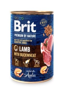BRIT Premium by Nature Lamb with Buckwheat - mokra karma dla psa - 400 g