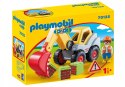 Playmobil Zestaw z figurkami 1.2.3 70125 Koparka