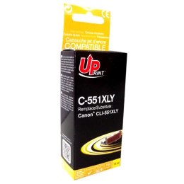 UPrint kompatybilny ink / tusz z CLI551Y XL, C-551XLY, yellow, 695s, 11ml, high capacity