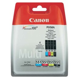 Canon oryginalny ink / tusz CLI-551, 6509B009, 6509B009, CMYK, blistr, 4x7ml