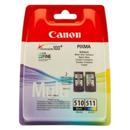 Canon oryginalny ink / tusz PG-510/CL-511, 2970B010, black/color, blistr, 220, 245s, 9ml, 2-pack