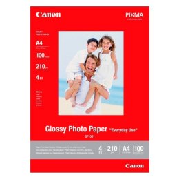 Canon Photo paper Glossy, GP-501, foto papier, połysk, GP501 A4 typ 0775B001, biały, A4, 200 g/m2, 100 szt., atrament