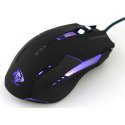 Mysz przewodowa USB, E-blue Auroza G, czarna, optyczna, 3000DPI