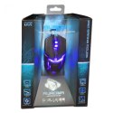 Mysz przewodowa USB, E-blue Auroza Type IM, czarna, optyczna, 4000DPI
