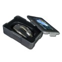 Mysz przewodowa USB, E-blue MOOD, srebrna, optyczna, 2400DPI, e-box