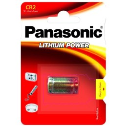Bateria litowa, CR2, CR2, 3V, Panasonic, blistr, 1-pack