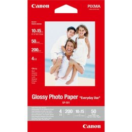 Canon Glossy Photo Paper, GP-501, foto papier, połysk, GP-501 typ 0775B081, biały, 10x15cm, 4x6