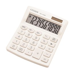 Citizen kalkulator SDC810NRWHE, biała, biurkowy, 10 miejsc, podwójne zasilanie