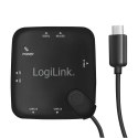LogiLink Hub USB 2.0, 3 porty, z czytnikiem kart, OTG, Micro-USB, Android