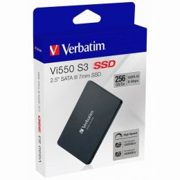 Dysk SSD wewnętrzny Verbatim wewnętrzny SATA III, 256GB, Vi550, 49351, 560 MB/s-R, 460 MB/s-W